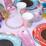 "Princess Party Pack - Mirror Mirror Collection (x12 person party)" - Party Plates and Bowls in multicolor by POP Party Supplies
