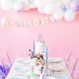 "Pastel Skull Dinner Plates - Set of 8" - Party Plates and Bowls in white by Jollity and Co