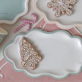 "Signature Mini Trays, Mint (4)" - Party Plates and Bowls in green by MA FÊTE
