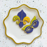 "Signature Dinner Plate, Mustard (4)" - Party Plates and Bowls in yellow by MA FÊTE