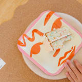 "Art Party Dessert Plates" - Party Plates and Bowls in multicolor by POP Party Supplies