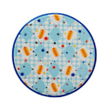 "Patriotic Hot Dog Dinner Plates - Pack of 8" - Party Plates and Bowls in multicolorassorted-colors by Jollity and Co