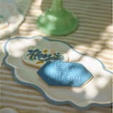 "Signature Mini Trays, Blue (4)" - Party Plates and Bowls in blue by MA FÊTE