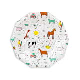 "On the Farm Small Plates - Pack of 8" - Party Plates and Bowls in multicolor by Jollity and Co