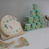 "Essential Western Party Pack" - Party Plates and Bowls in multicolor by POP Party Supplies