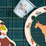 "Horse Party Pack - Equestrian Collection (x12 person party)" - Party Plates and Bowls in multicolor by POP Party Supplies