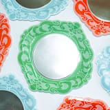 "Princess Party Dessert Plates - Mirror Mirror (x12)" - Party Plates and Bowls in multicolor by POP Party Supplies