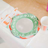 "Princess Party Dessert Plates - Mirror Mirror (x12)" - Party Plates and Bowls in multicolor by POP Party Supplies