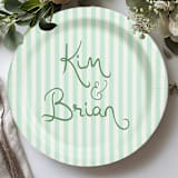 "Custom 9" Paper Plates" - Party Plates and Bowls in multicolorassorted-colors by Papel Custom Design