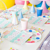 "It's A Birthday Cake Large Plates - Set of 8" - Party Plates and Bowls in multicolor by Jollity and Co