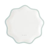 "Signature Dinner Plates, Mint (4)" - Party Plates and Bowls in green by MA FÊTE