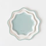 "Signature Dinner Plates, Mint (4)" - Party Plates and Bowls in green by MA FÊTE