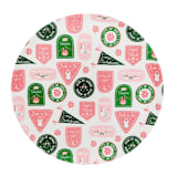 "Camp Bachelorette Print Dinner Plates - Set of 16" - Party Plates and Bowls in multicolor by Jollity and Co