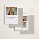 "Party Time" - Graduation Party Invitations in Paper by Yuliya Evseeva - Back of Card Options