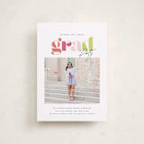 "colors" - Graduation Party Invitations in Tropical by Itsy Belle Studio - Front