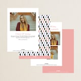 "Modern Celebration" - Graduation Party Invitations in Cloud by Jenna Holcomb - Back of Card Options