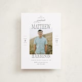 "Posh Party" - Graduation Party Invitations in Tuxedo by Pink House Press - Front