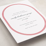 "Bocce" - Graduation Party Invitations in Cherry by Megan Davis - Detail
