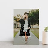 "classic party" - Graduation Party Invitations in Cotton by Creo Study - Front