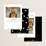 "classic party" - Graduation Party Invitations in Cotton by Creo Study - Back of Card Options