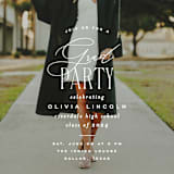 "classic party" - Graduation Party Invitations in Cotton by Creo Study - Detail