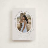"Etna" - Graduation Party Invitations in Latte by Blustery August - Front
