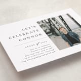 "Divided" - Graduation Party Invitations in Snow by Meggy Masters - Detail