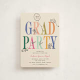 "Iconic" - Graduation Party Invitations in Fruitloop by Vera Lim - Front