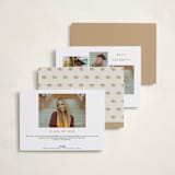 "Official Party" - Graduation Party Invitations in Ecru by Hooray Creative - Back of Card Options