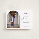 "Arch Photo" - Graduation Party Invitations in Quartz by Becky Nimoy - Front