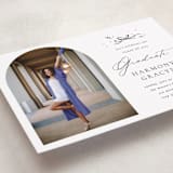 "Arch Photo" - Graduation Party Invitations in Quartz by Becky Nimoy - Detail