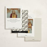 "Oyster" - Graduation Party Invitations in Caviar by Megan Davis - Back of Card Options