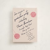 "Sparkle and Rhythm Celebration" - Graduation Party Invitations in Fuchsia by Sarah Rosenthal - Front