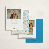 "Mediterraneo" - Graduation Party Invitations in Ocean by Pati Cascino - Back of Card Options