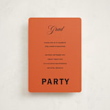 "Bold and Demure" - Graduation Party Invitations in Amaro by Claire - Front