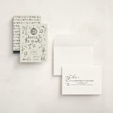 "New Year Cheer" - Graduation Party Invitations in Chalkboard by Kelly Watkins - Assembled