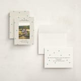 "Tiny Star Confetti" - Graduation Party Invitations in Frost by Kercia Jane - Assembled