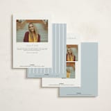 "Dotted Classic" - Graduation Party Invitations in Hydrangea by Carolyn MacLaren - Back of Card Options