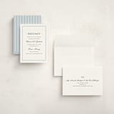 "Dotted Classic" - Graduation Party Invitations in Hydrangea by Carolyn MacLaren - Assembled