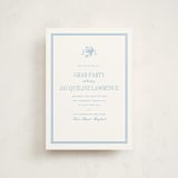 "Chesapeake" - Graduation Party Invitations in Sky Blue by Megan Davis - Front