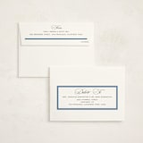 "Preppy Frame" - Graduation Party Invitations in Navy by Owl and Toad - FREE Recipient Addressing