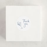"A 'Tini Party" - Party Stickers in Cobalt by Cotton and Bow - In Use