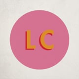 "Bold Initials" - Party Stickers in Punch by mo kelley - Front