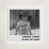"Classic Snap" - Party Stickers in Noir by Minted - Front