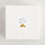 "Dolphin Charm" - Party Stickers in Ocean by Sam Dubeau - In Use