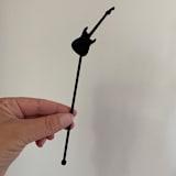 "Guitar Stir Sticks" - Party Stir Sticks in multicolorassorted-colors by Atomic Kraftworks