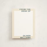 "Boldish" - Personalized Stationery Cards in Ocean by Owl and Toad - Front