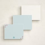 "Lasso Rodeo" - Personalized Stationery Cards in Bandana by Megan Davis - Back of Card Options