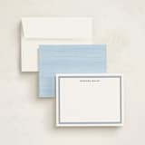 "Sullivans" - Personalized Stationery Cards in Tide by Megan Davis - Assembled