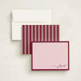 "Laurent" - Personalized Stationery Cards in Wine by Pati Cascino - Assembled